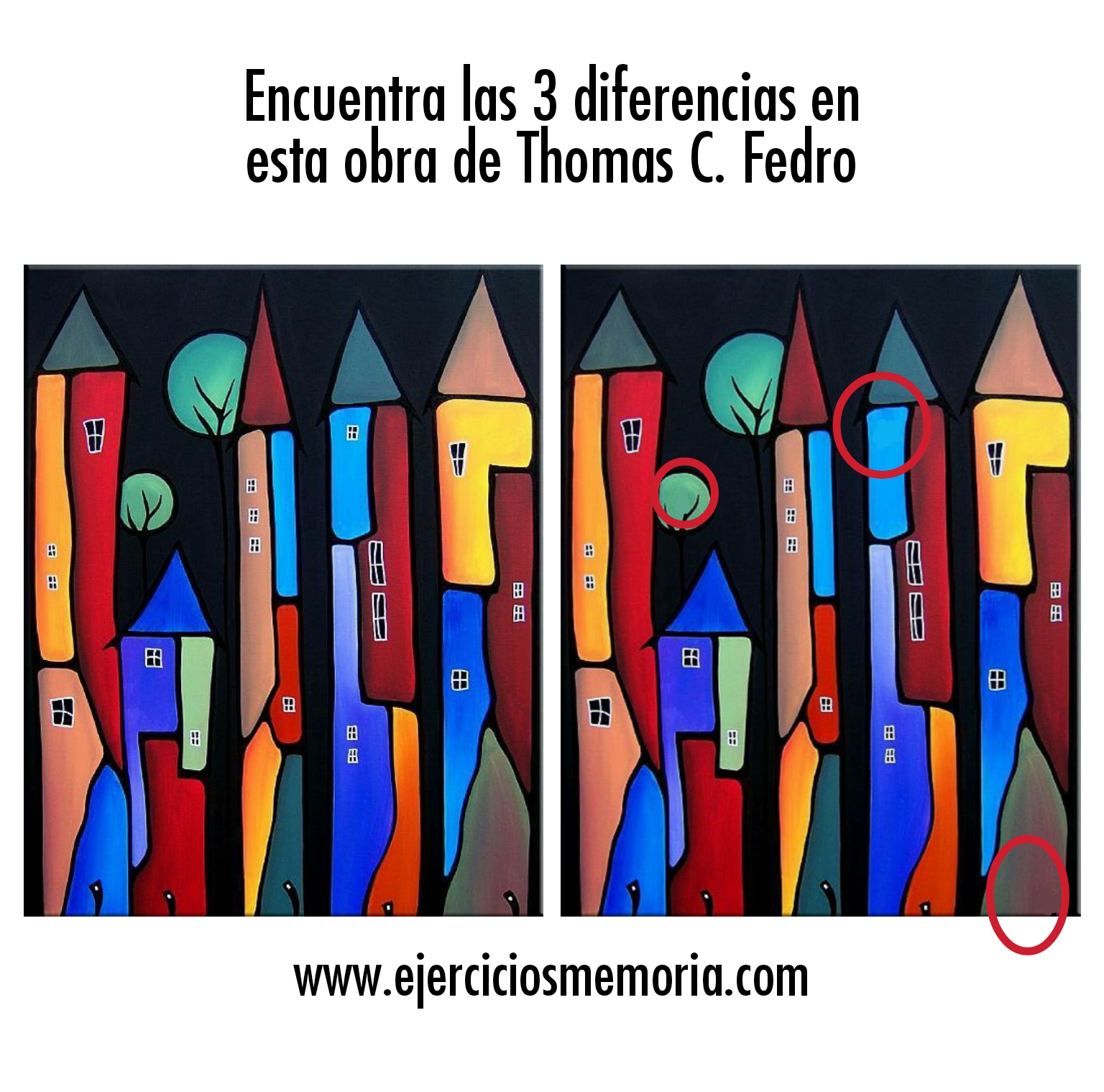 Solución al ejercicio: Encuentra las 3 diferencias