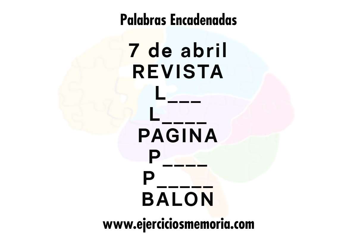 Palabras encadenadas