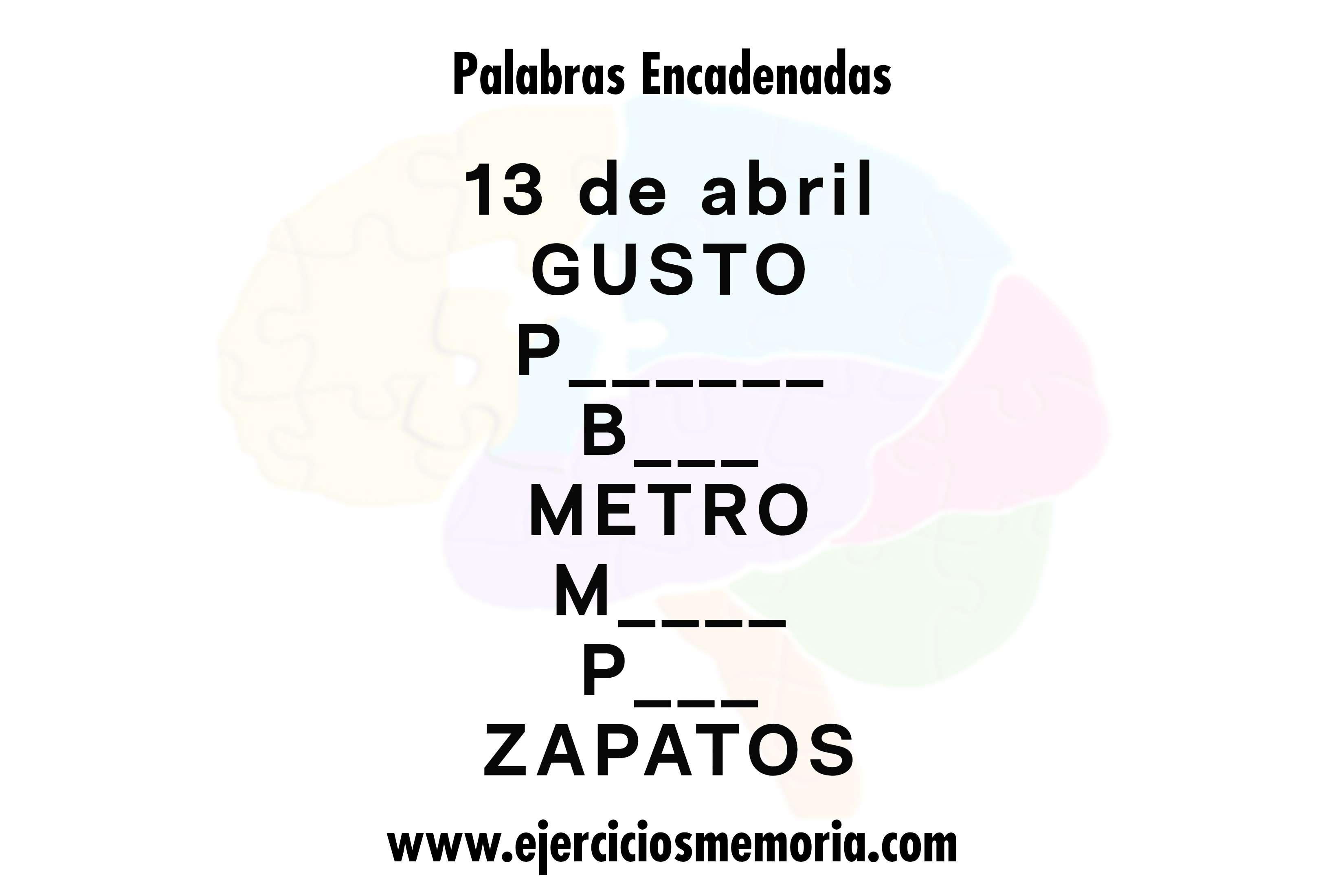 Palabras encadenadas