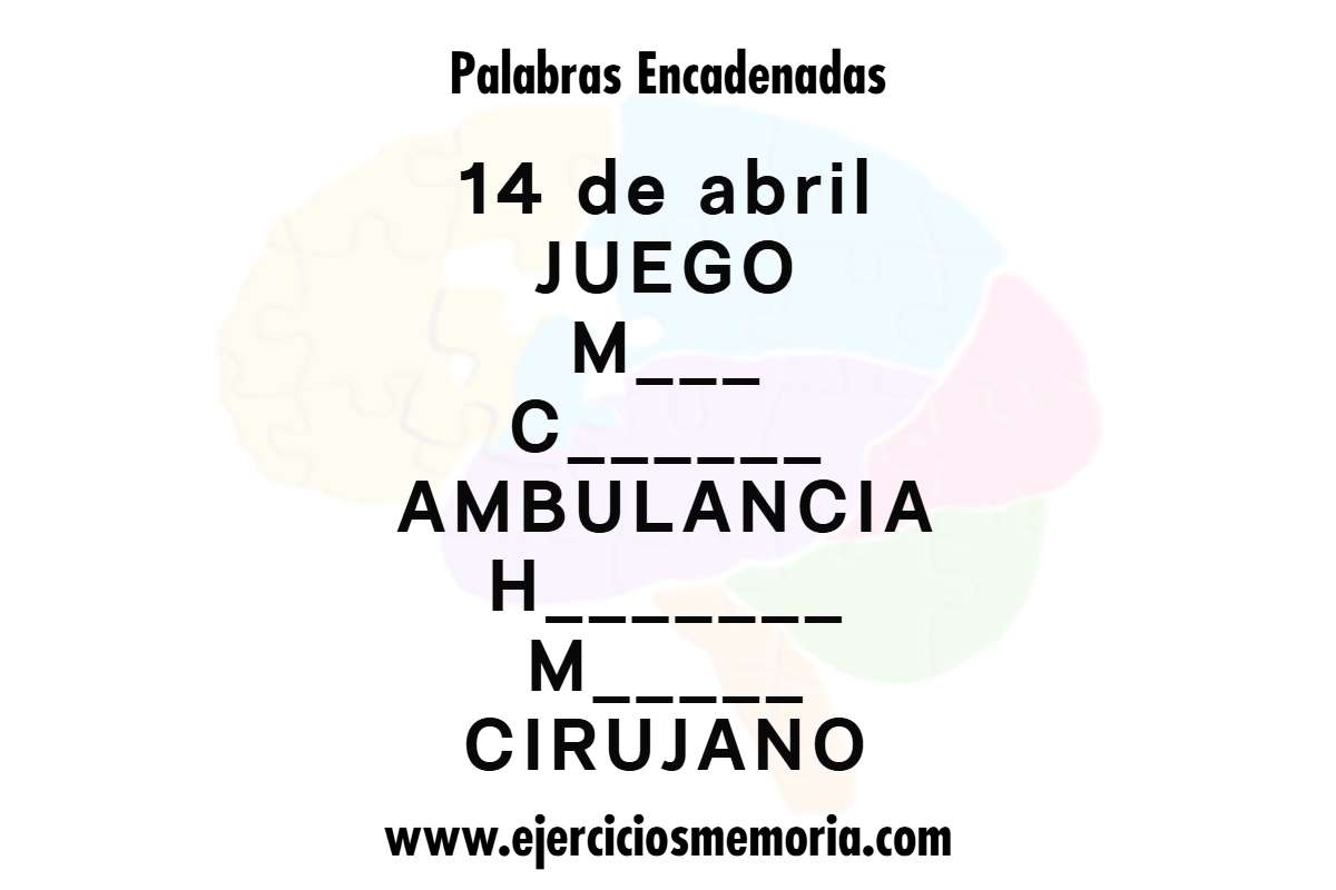 Palabras encadenadas