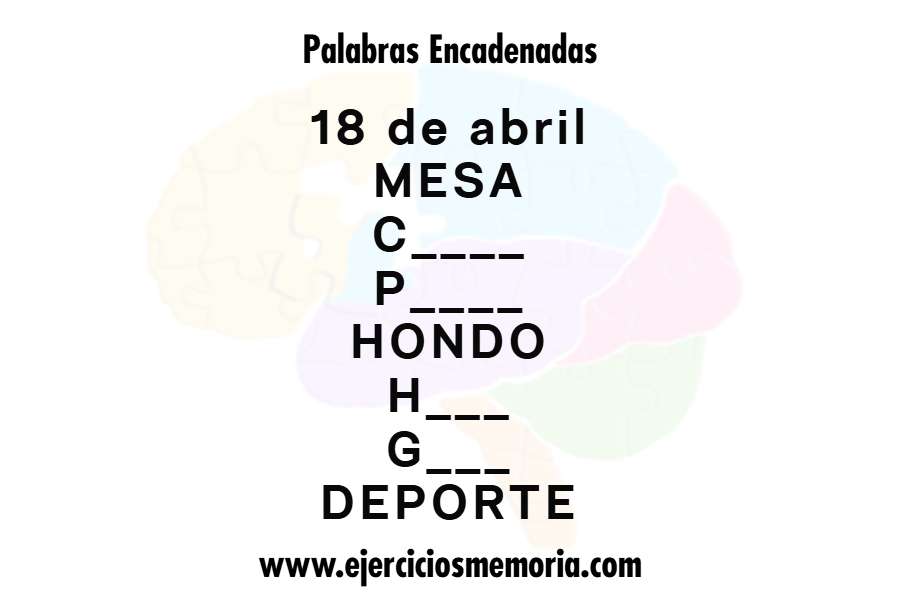 Palabras encadenadas