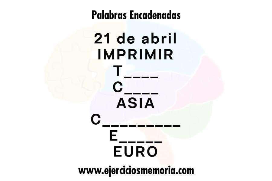 Palabras encadenadas