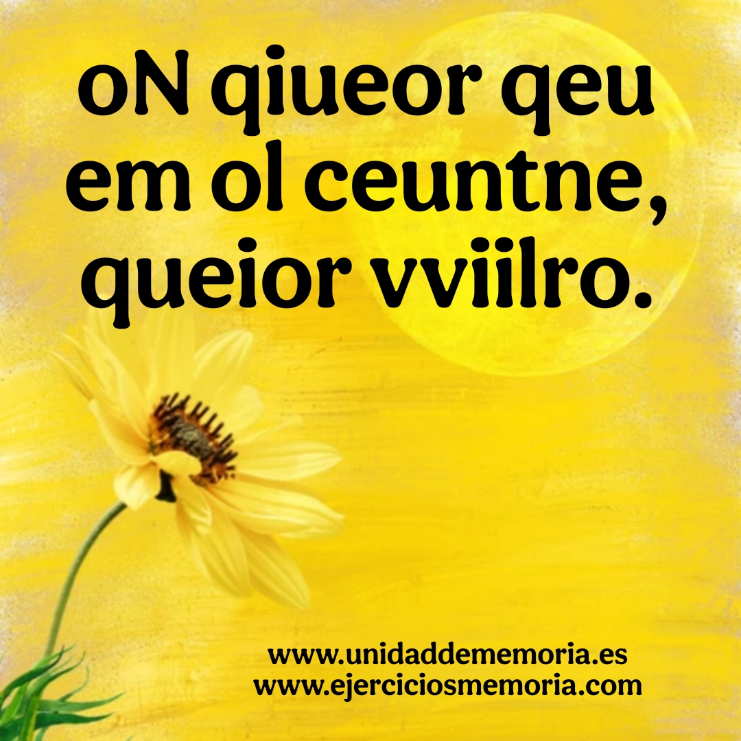 Descifrar el mensaje