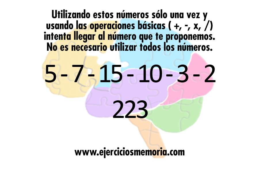 Cálculo mental Cifras