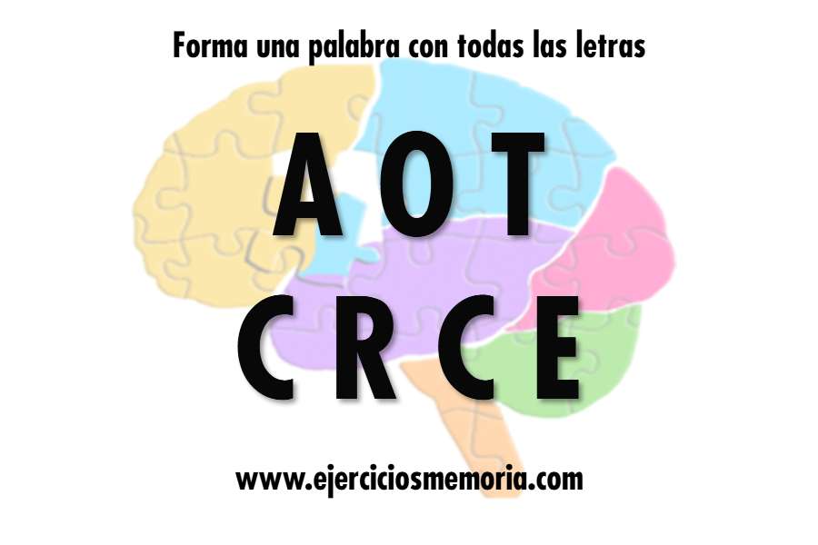 Forma una palabra con las letras