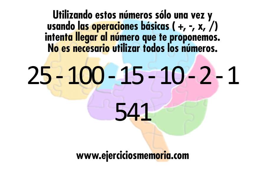 Cálculo mental Cifras