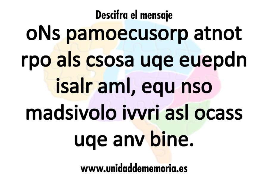 Desordenadas