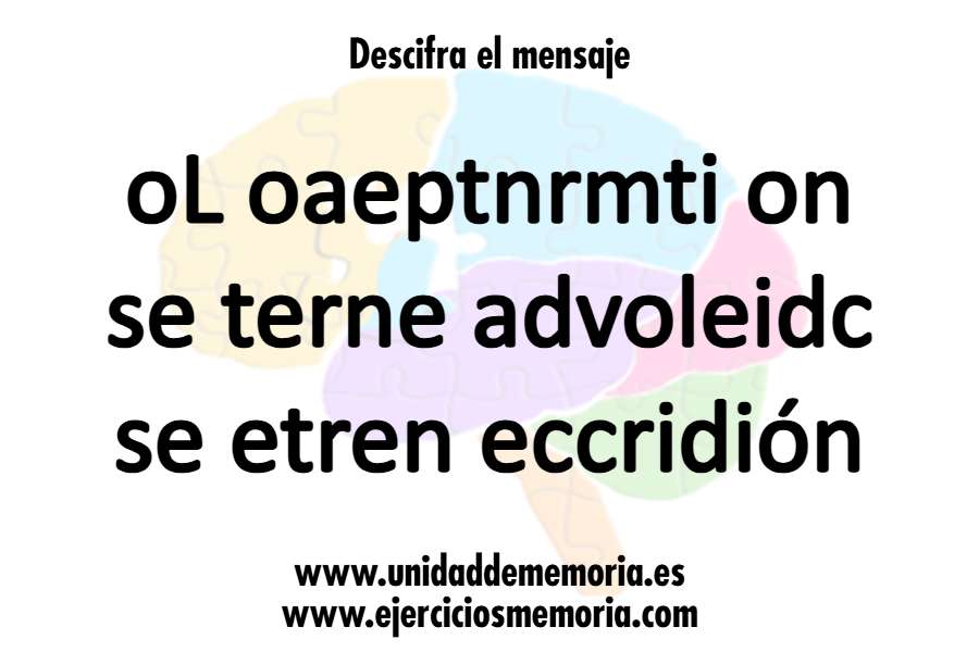 Desordenadas