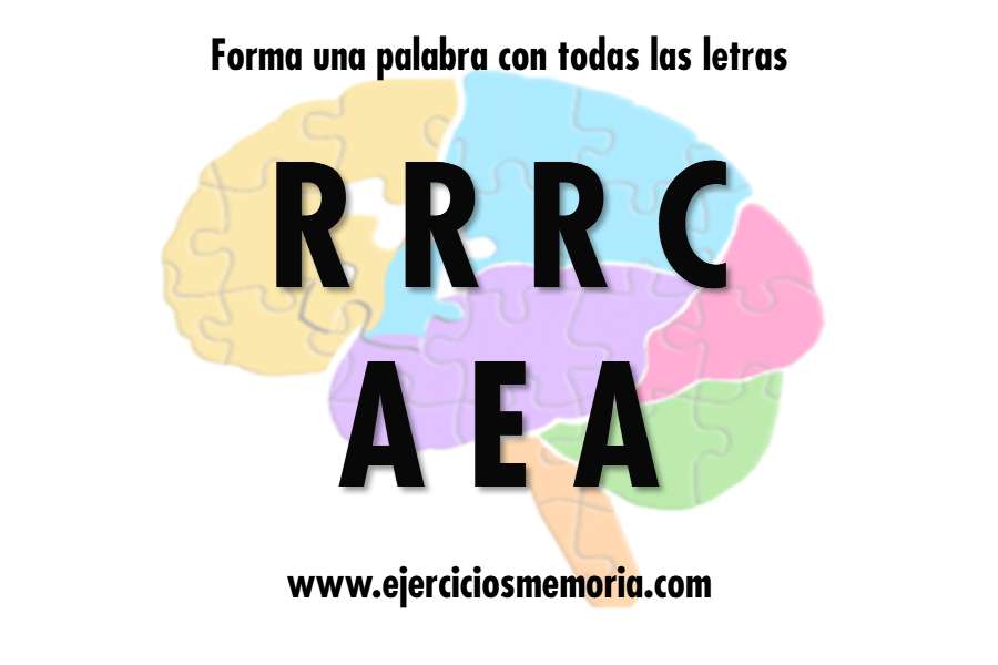 Forma una palabra con las letras