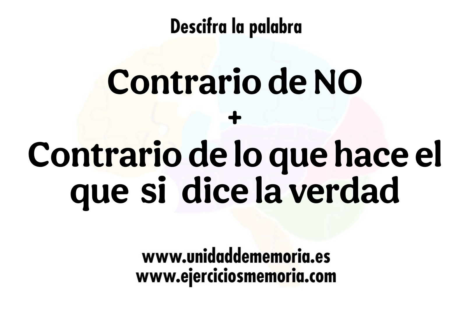 Descifra la palabra