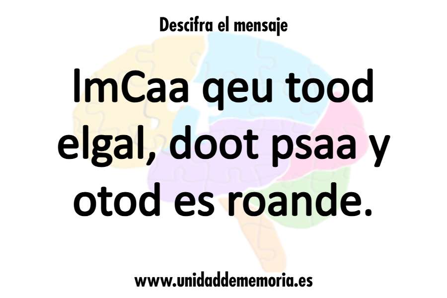 Desordenadas