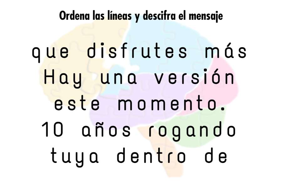 Ordena las líneas