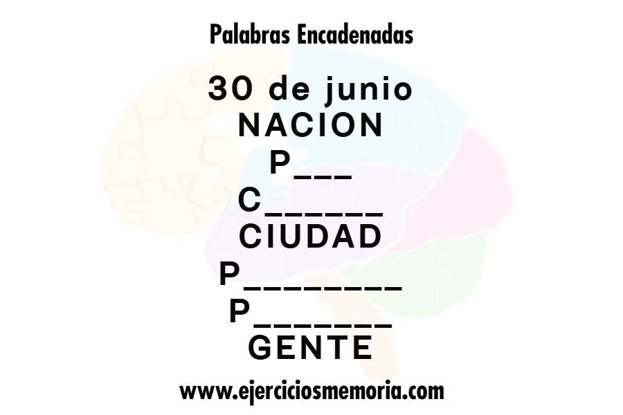 Palabras encadenadas