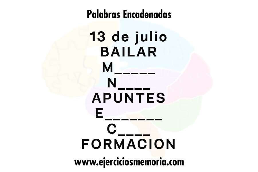 Palabras encadenadas