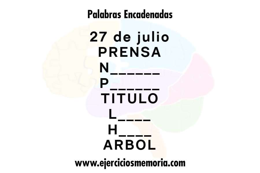 Palabras encadenadas