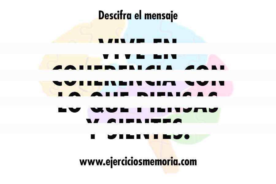 Mensaje oculto con líneas