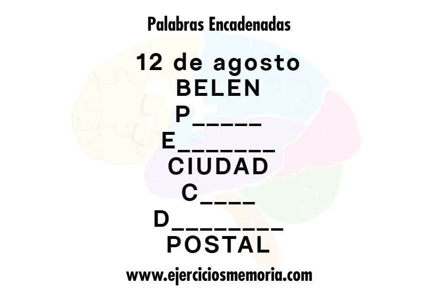 Palabras encadenadas