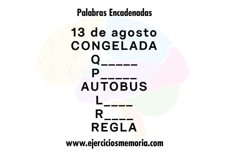 Palabras encadenadas