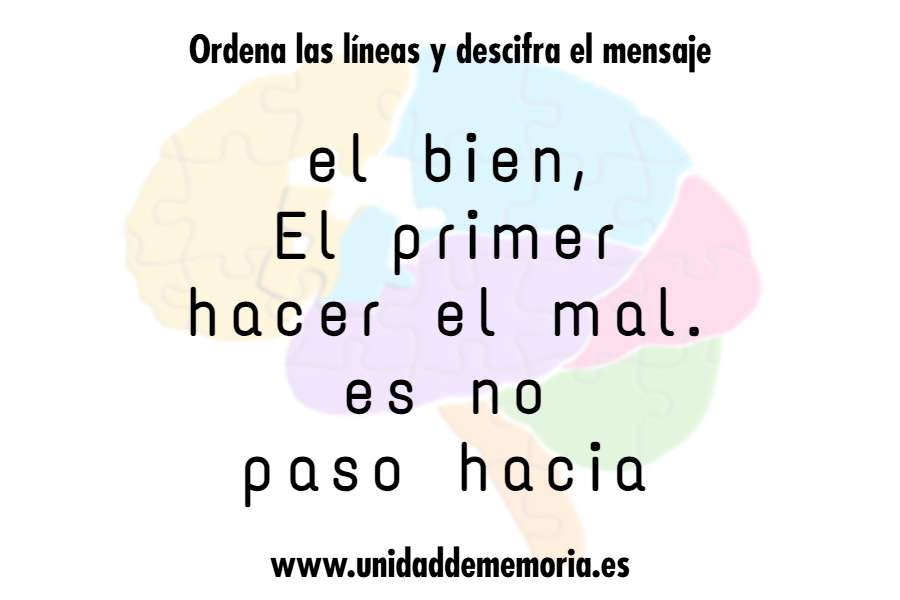 Ordena las líneas