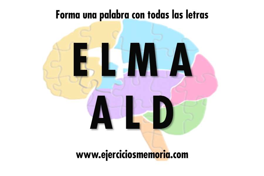 Forma una palabra con las letras