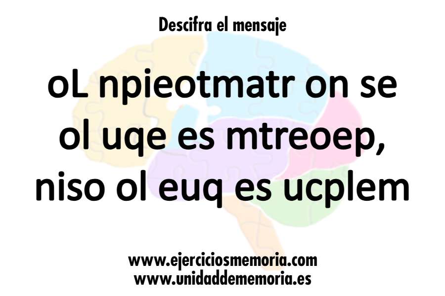 Desordenadas