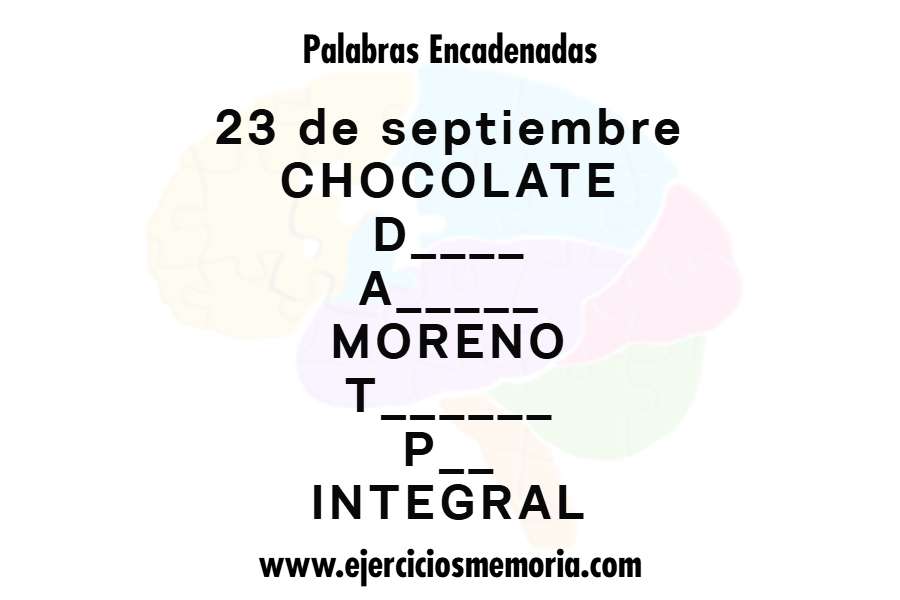 Palabras encadenadas