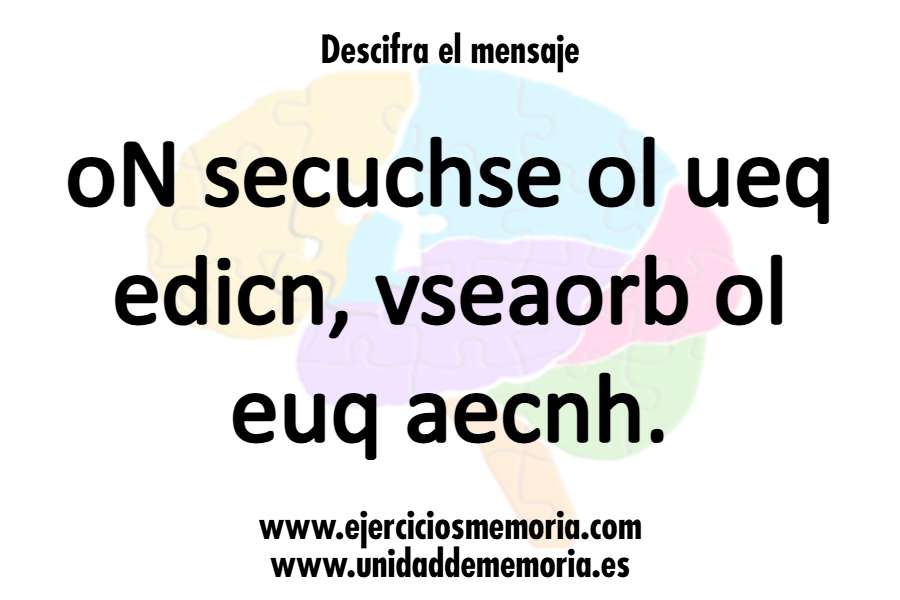 Desordenadas