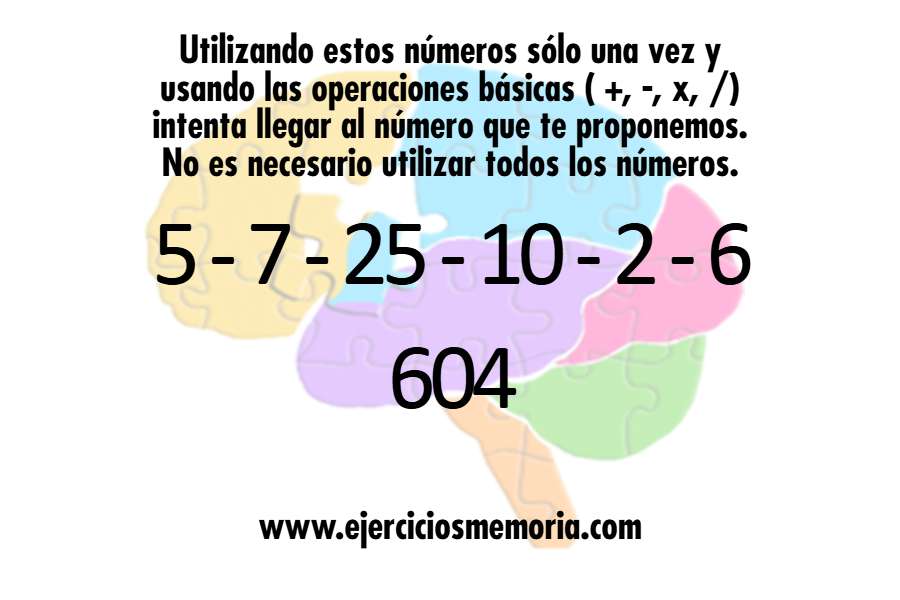 Cálculo mental Cifras