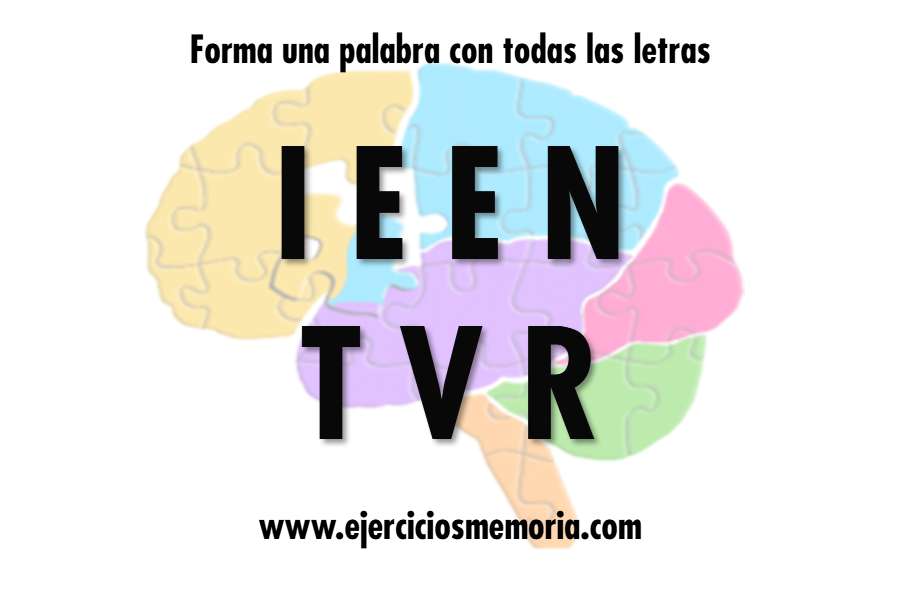 Forma una palabra con las letras