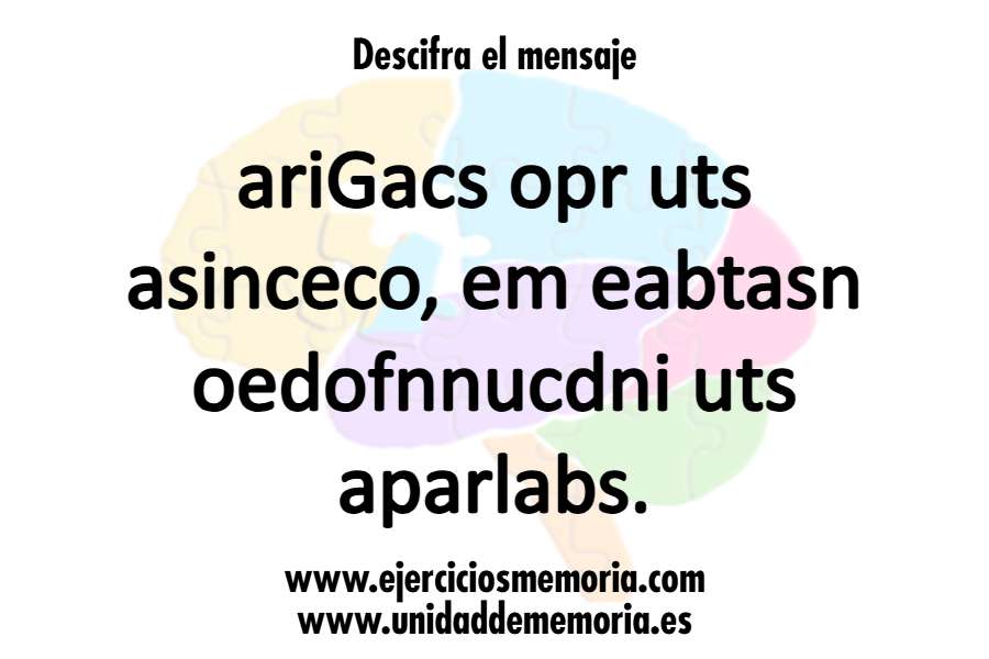Desordenadas
