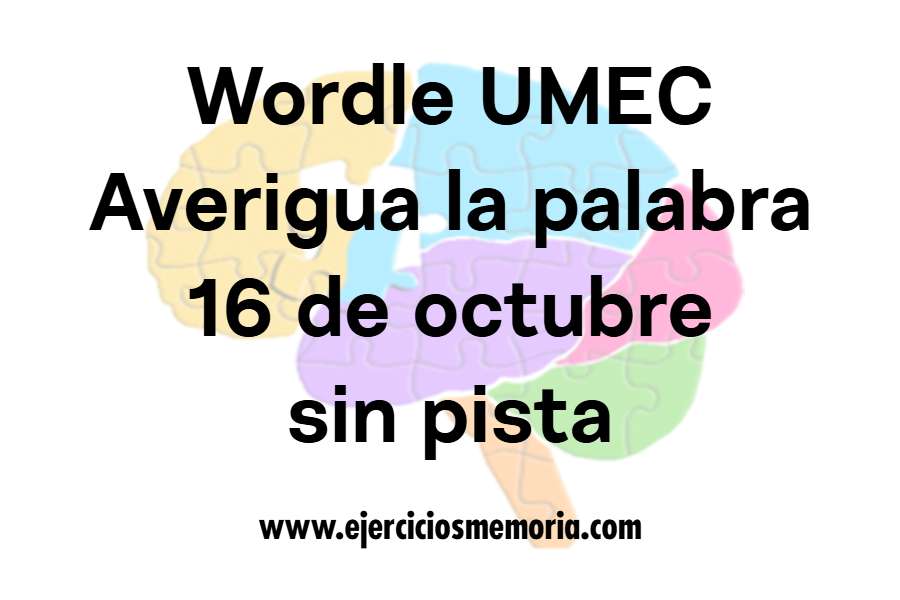 Wordle UMEC sin pista