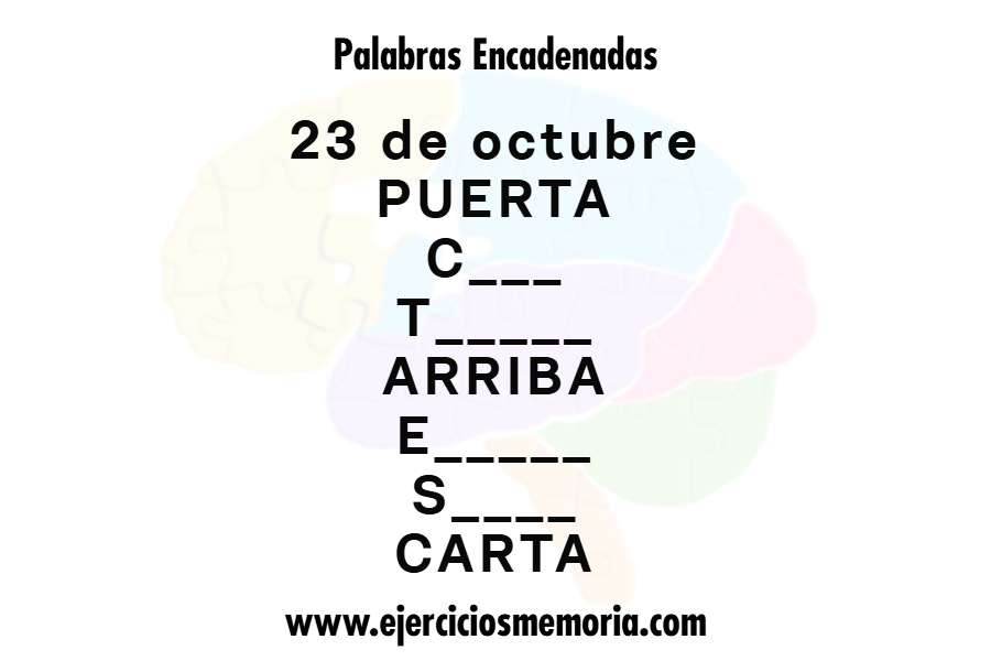 Palabras encadenadas