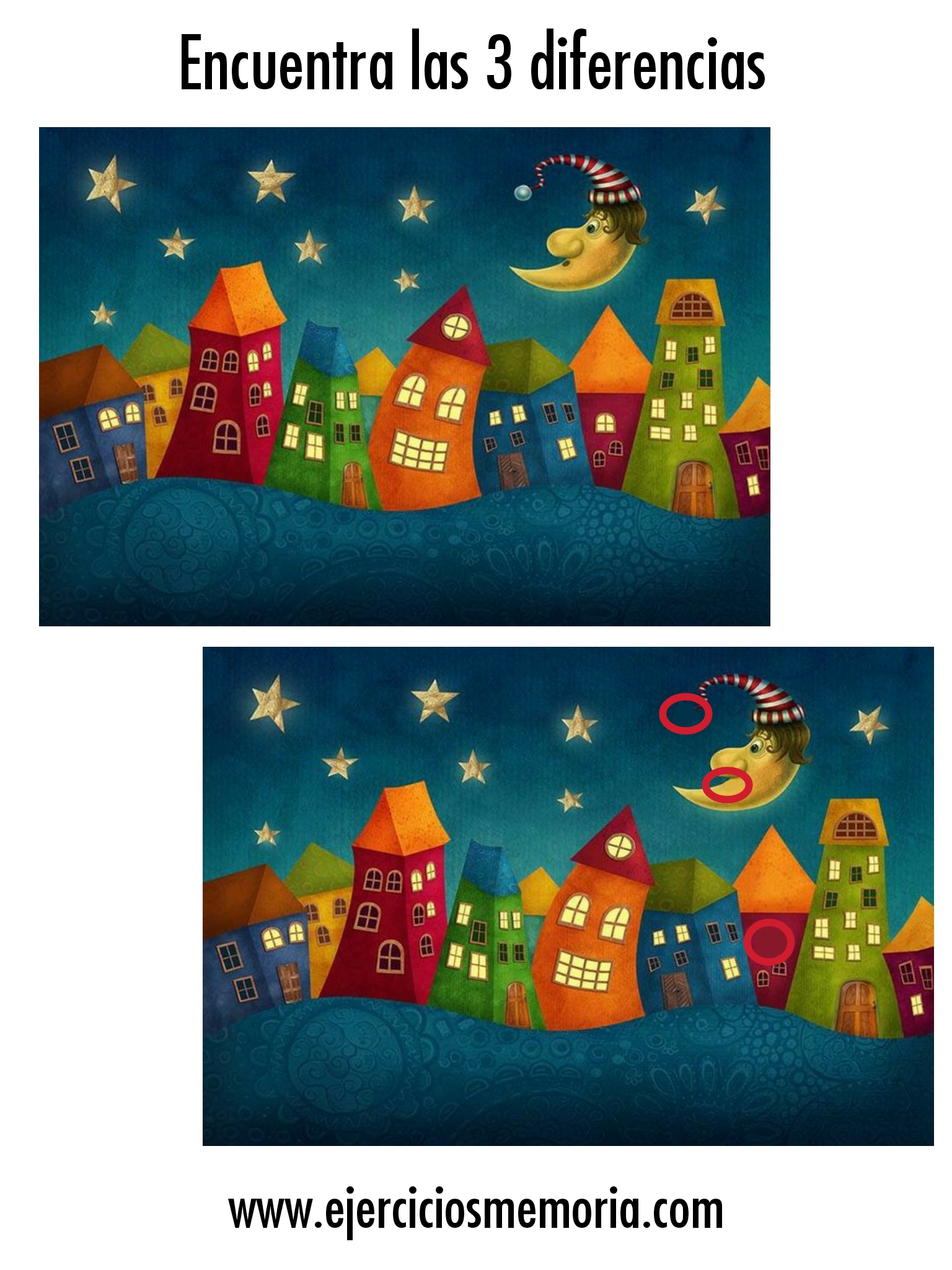 Solución al ejercicio: Encuentra las 3 diferencias