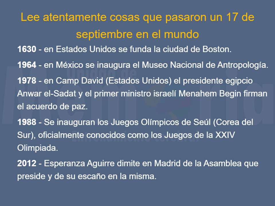 Efemérides del 17 de septiembre