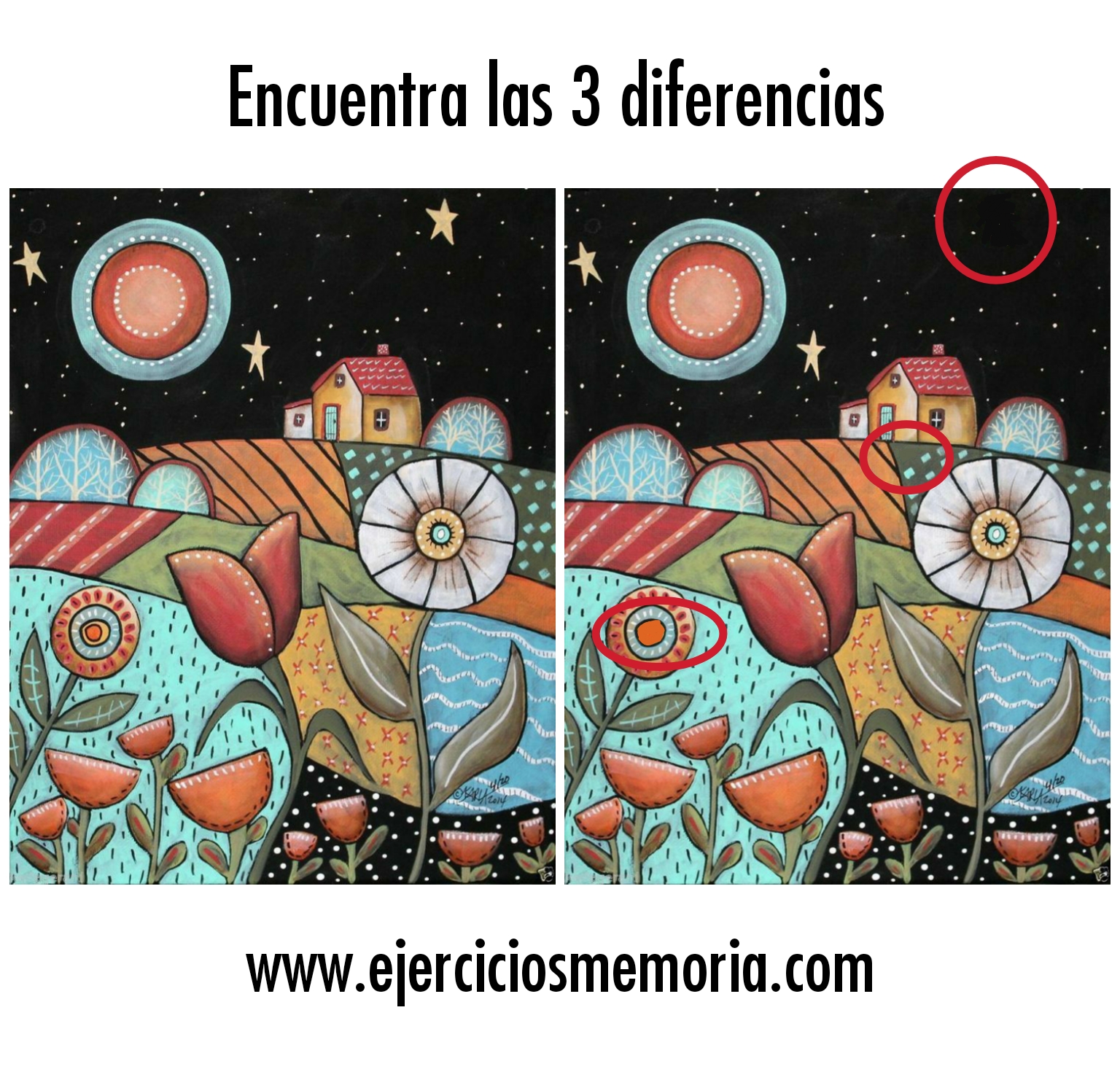 Solución al ejercicio: Encuentra las 3 diferencias