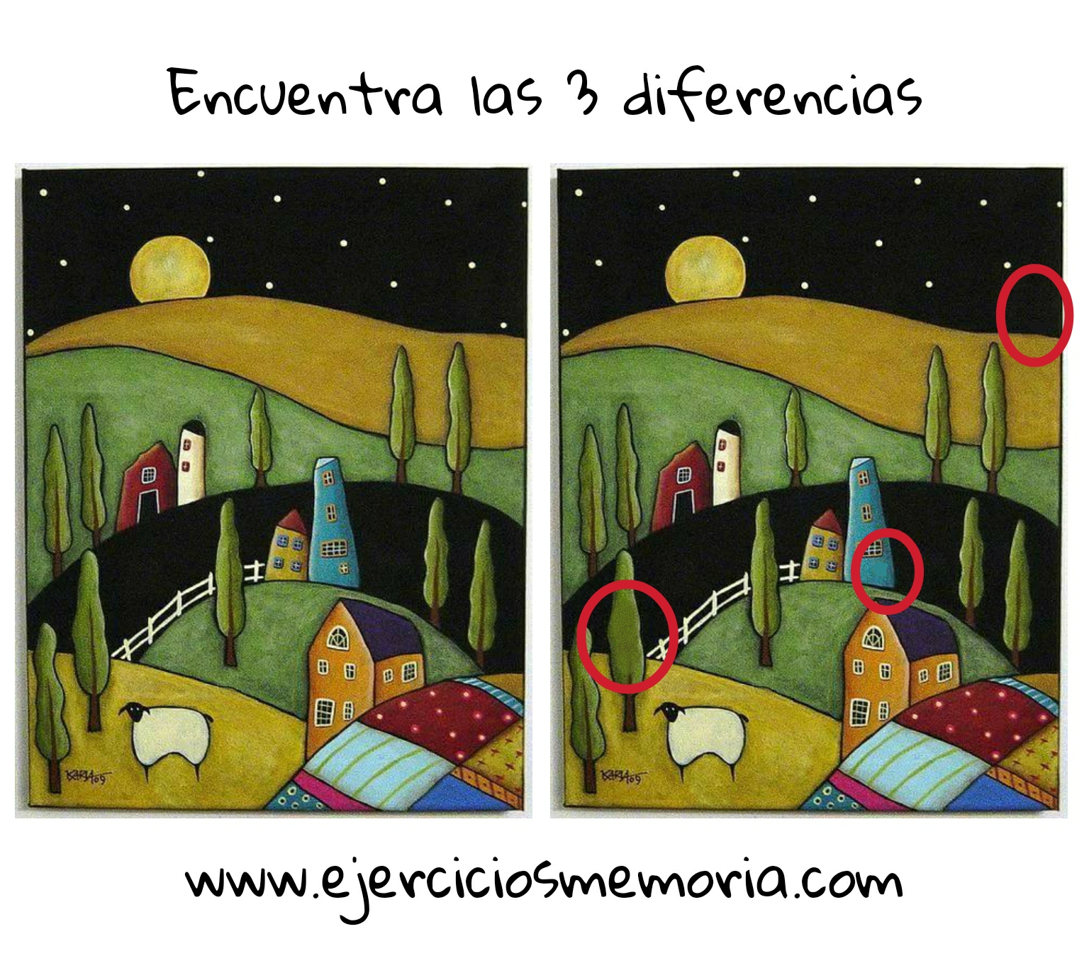 Solución al ejercicio: Encuentra las 3 diferencias