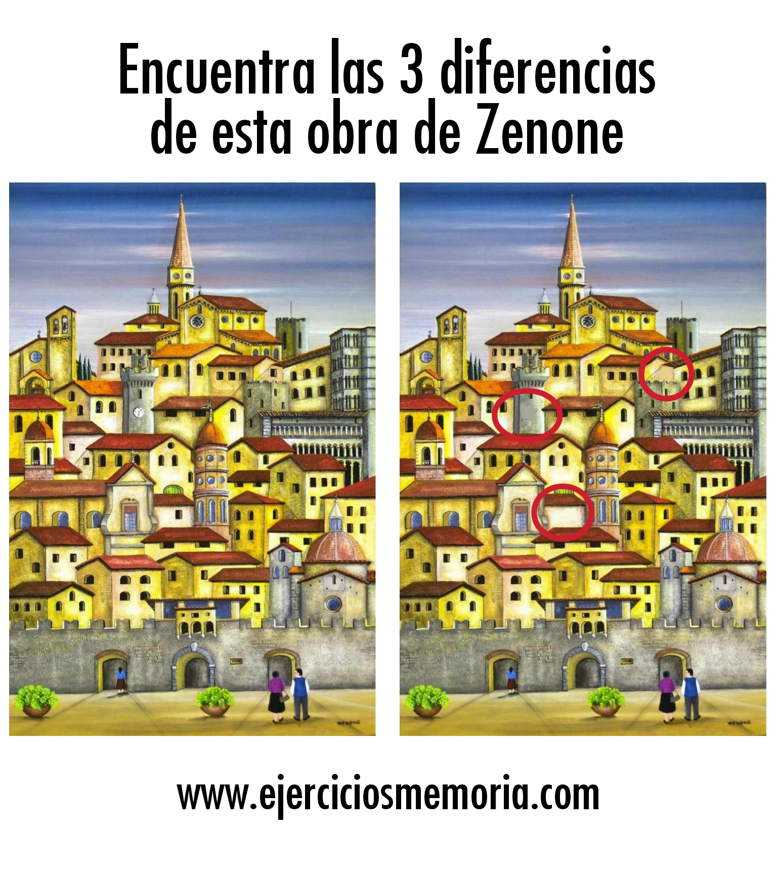 Solución al ejercicio: Encuentra las 3 diferencias