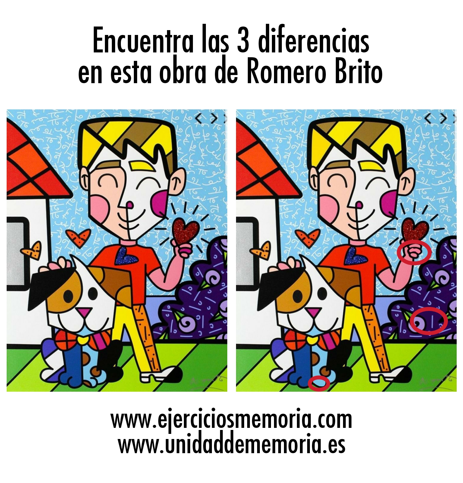 Solución al ejercicio: Encuentra las 3 diferencias