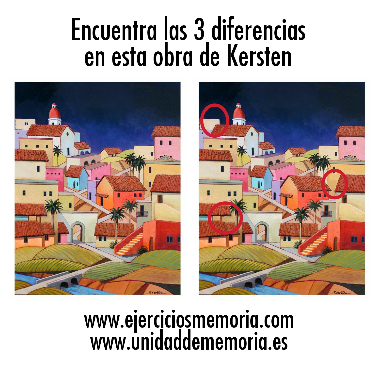 Solución al ejercicio: Encuentra las 3 diferencias