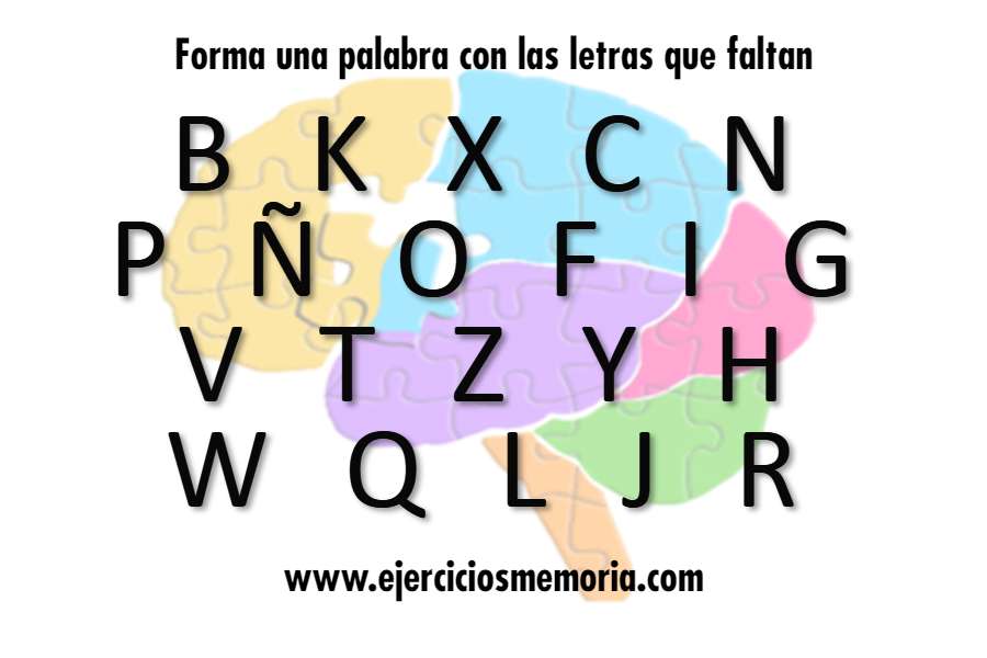 Forma una palabra con las que faltan