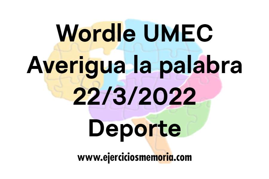 Wordle UMEC. Pista: Deporte