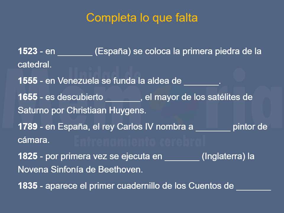 Efemérides del 25 de marzo