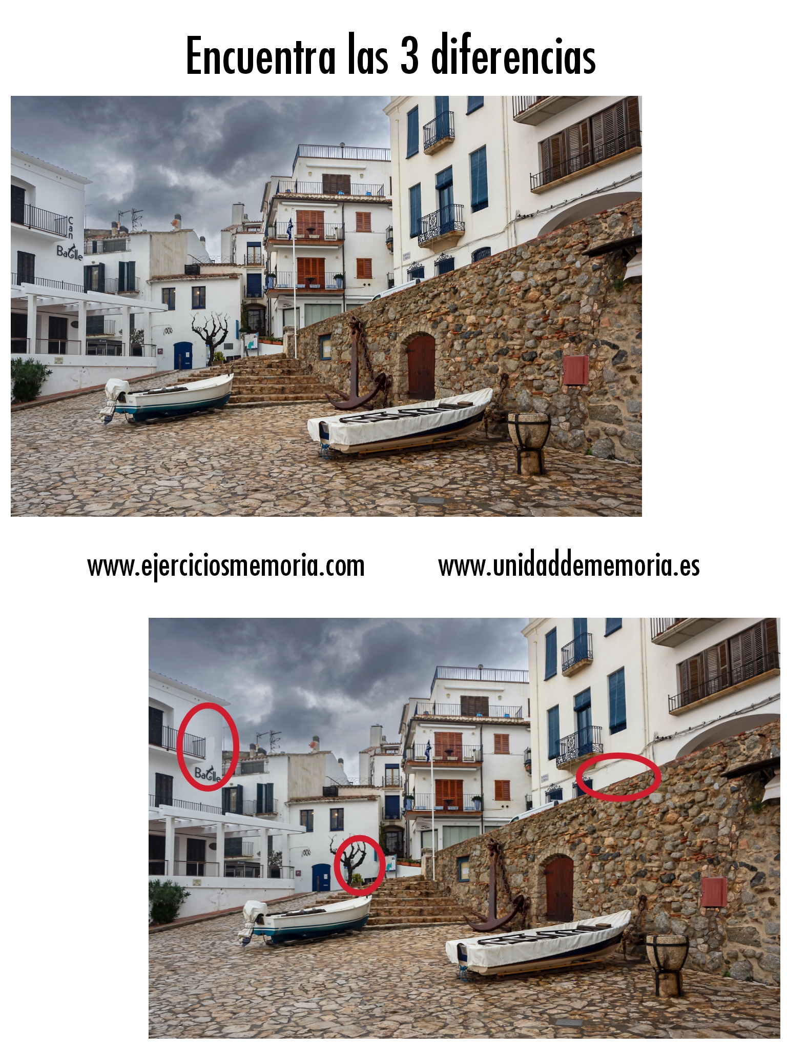 Solución al ejercicio: Estimulación Cognitiva