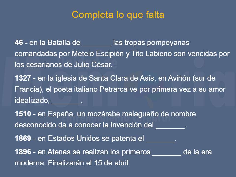 Efemérides del 6 de abril