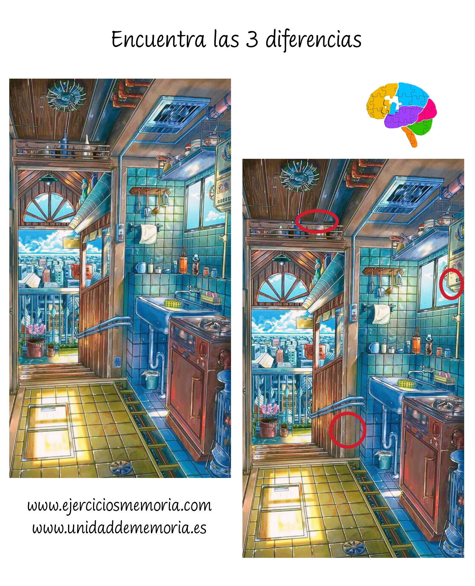 Solución al ejercicio: Estimulación Cognitiva