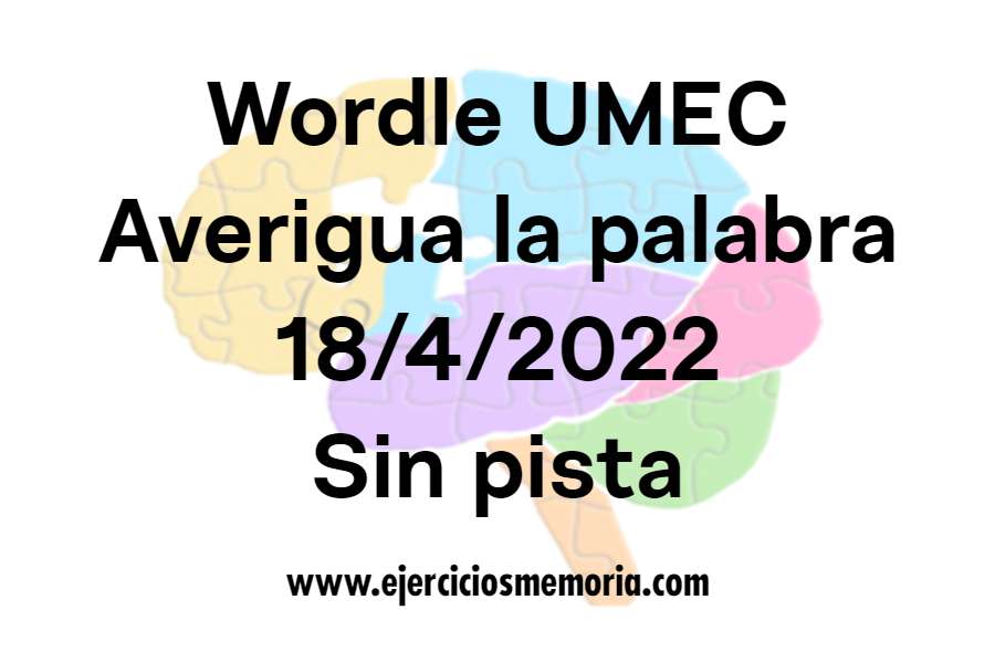 Wordle UMEC Sin pista