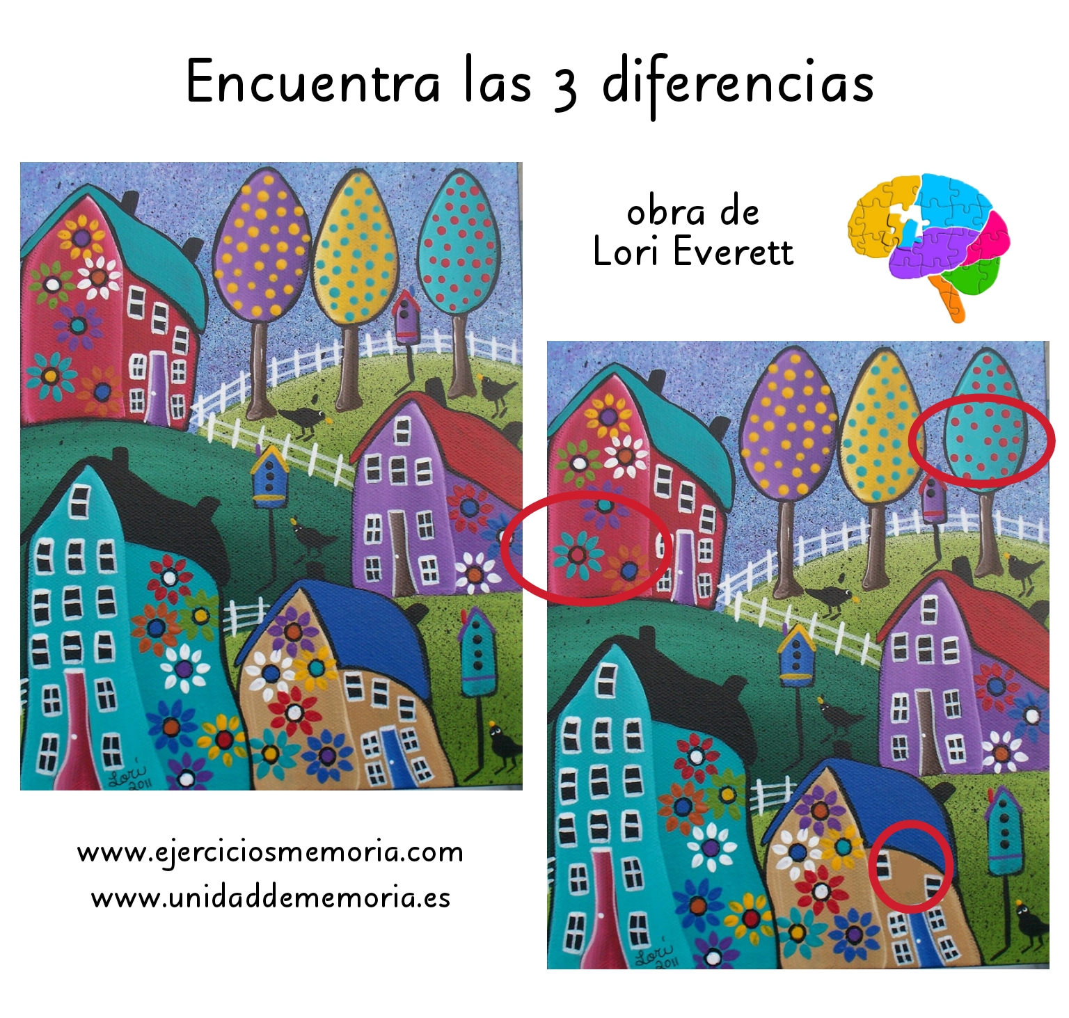 Solución al ejercicio: Estimulación Cognitiva