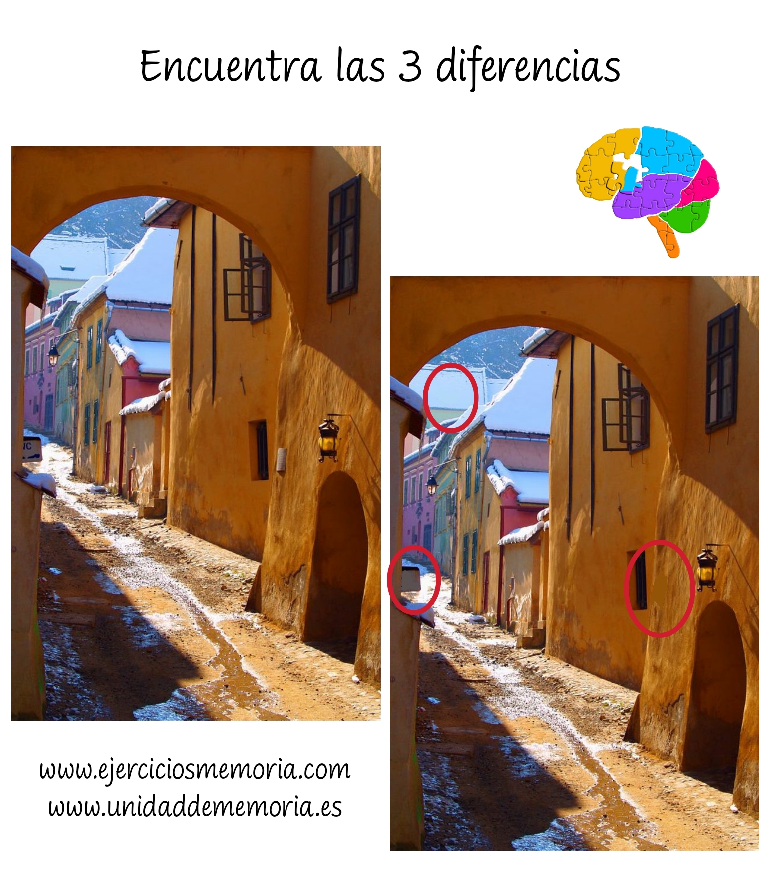 Solución al ejercicio: Estimulación Cognitiva