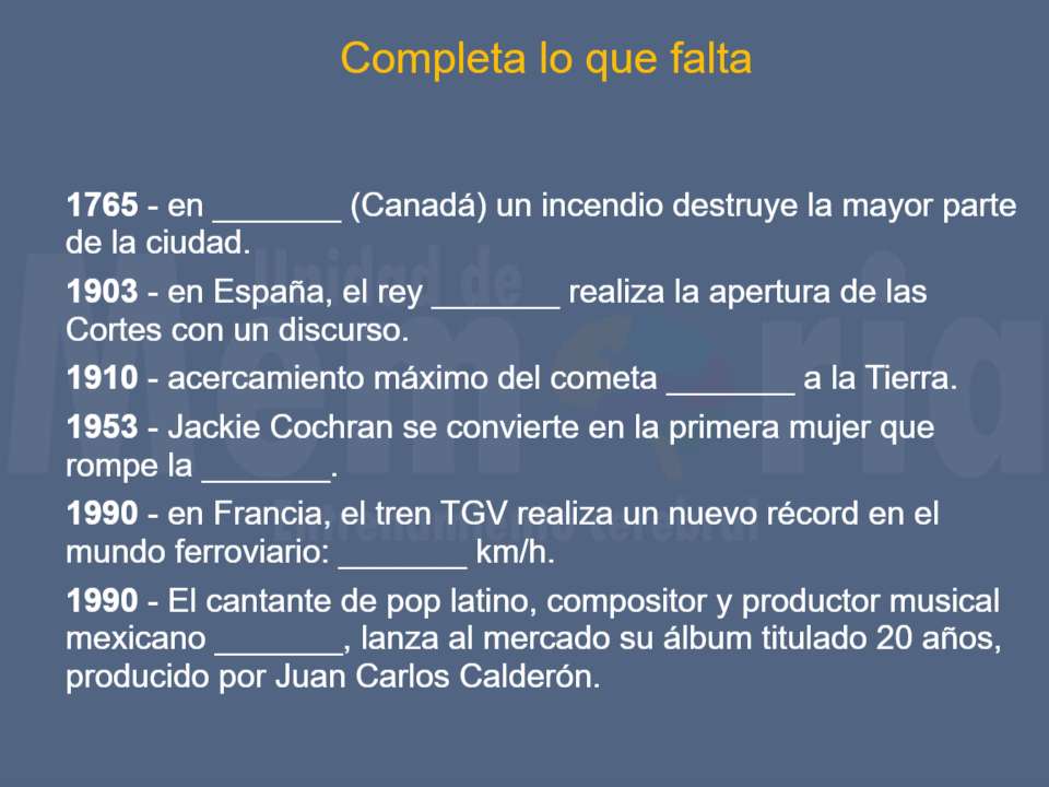 Efemérides del 18 de mayo