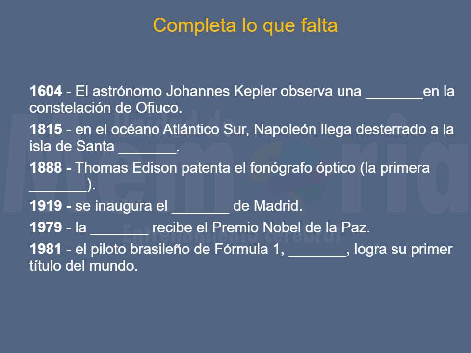 Efemérides del 17 de octubre